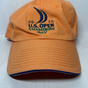 US Open Golf Hat Chambers Bay 2015 USGA Orange Blue Green